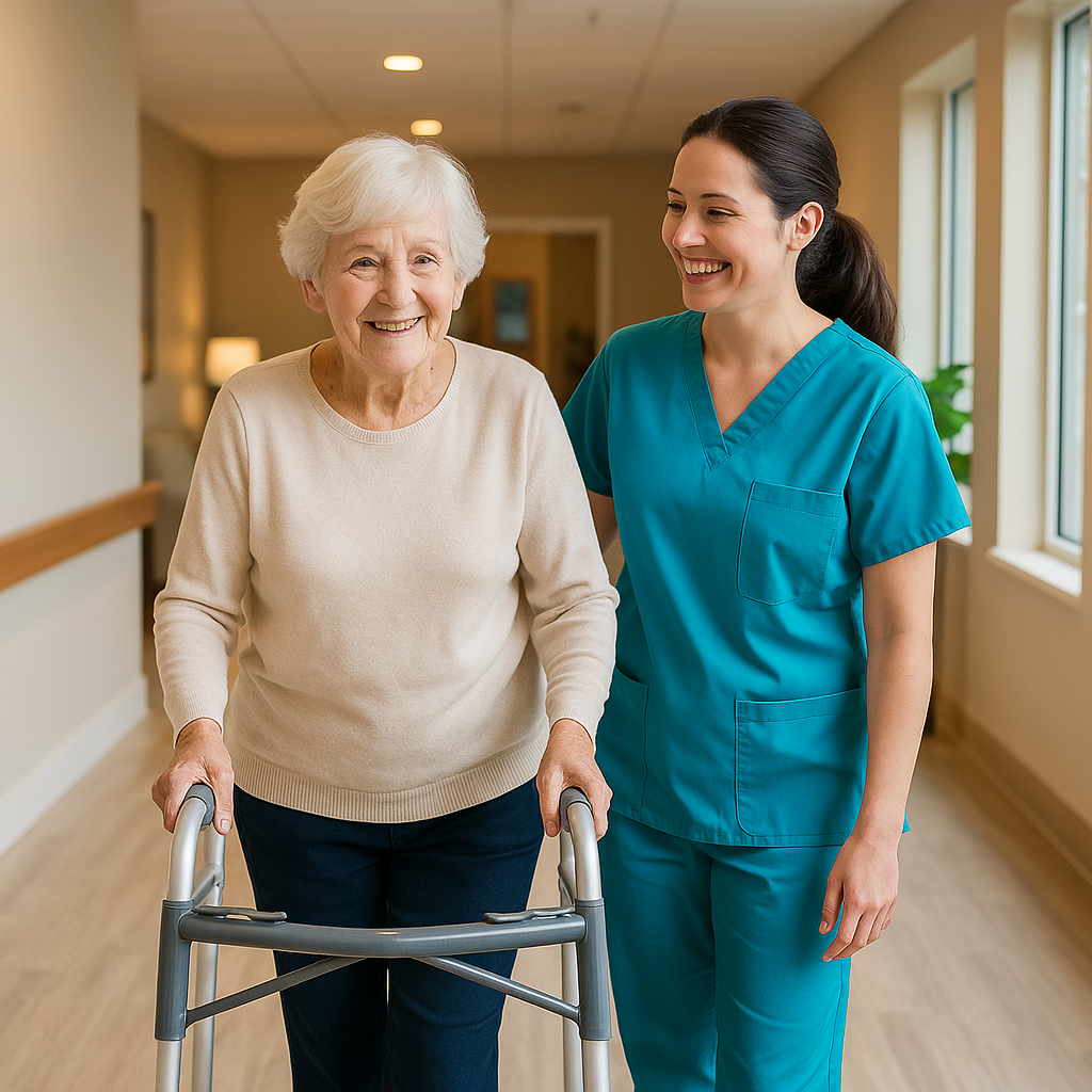 Medical_Mobility_Placement_Walker_Female Medical Mobility Placement Walker Female